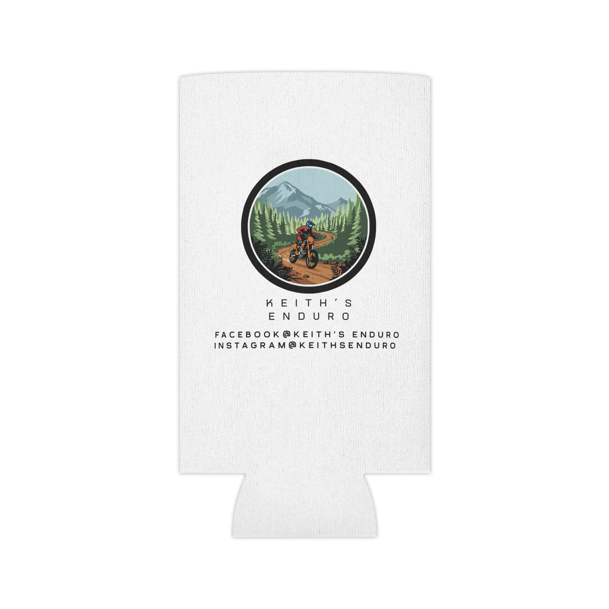 Can Cooler — Keith's Enduro Dirt Biking Beer Koozie