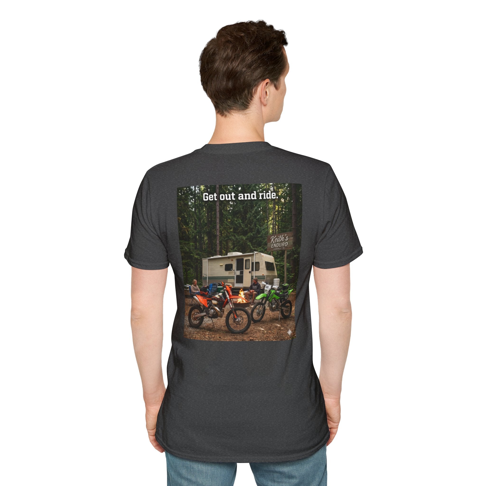 Nature Patch T‑Shirt — Mountain Landscape Graphic Tee