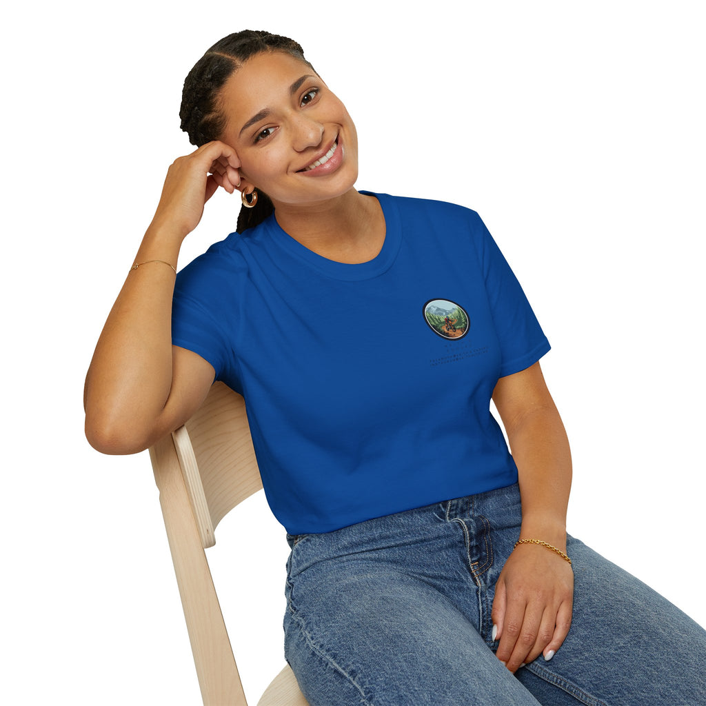 Women's dirt bike T-Shirt — "Trail Sisters" graphic Dirt Bike Tee