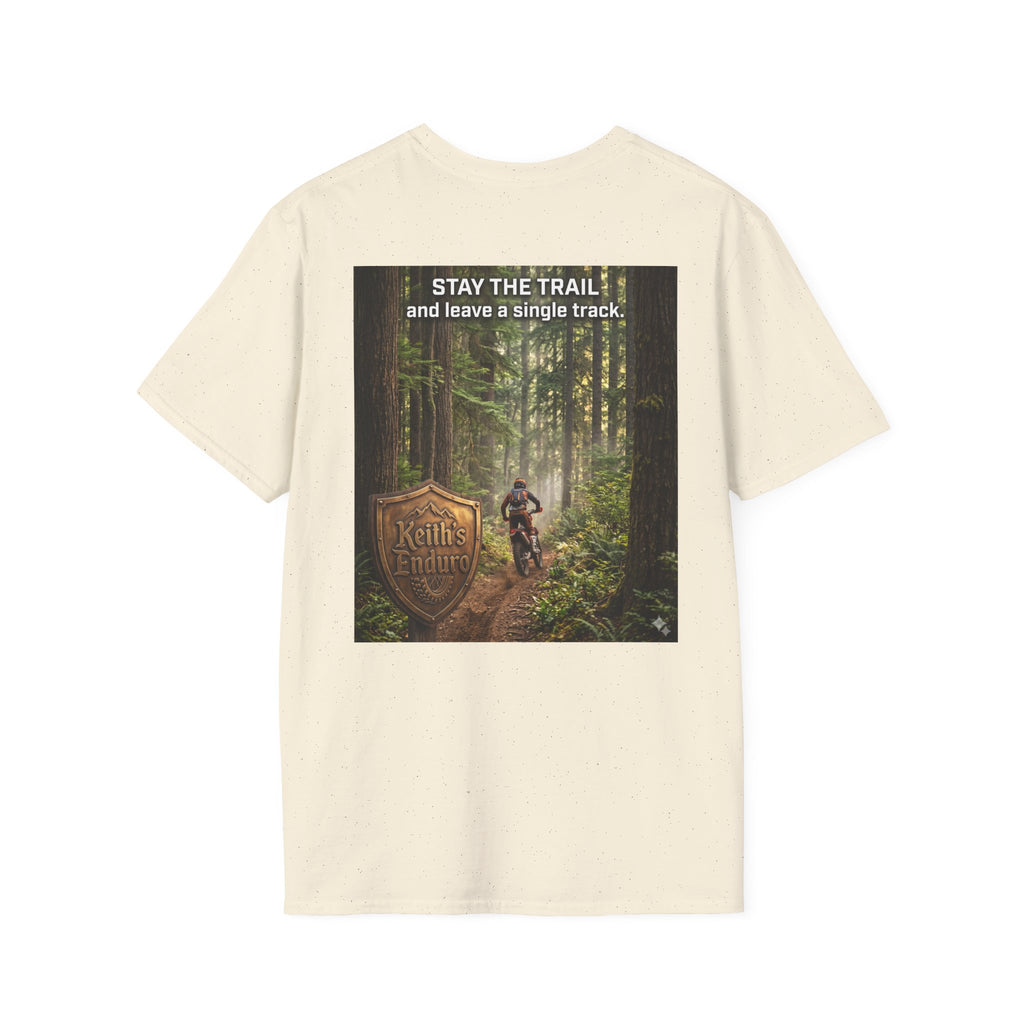 Dirt bike Tee "Stay the trail" comfort Tee