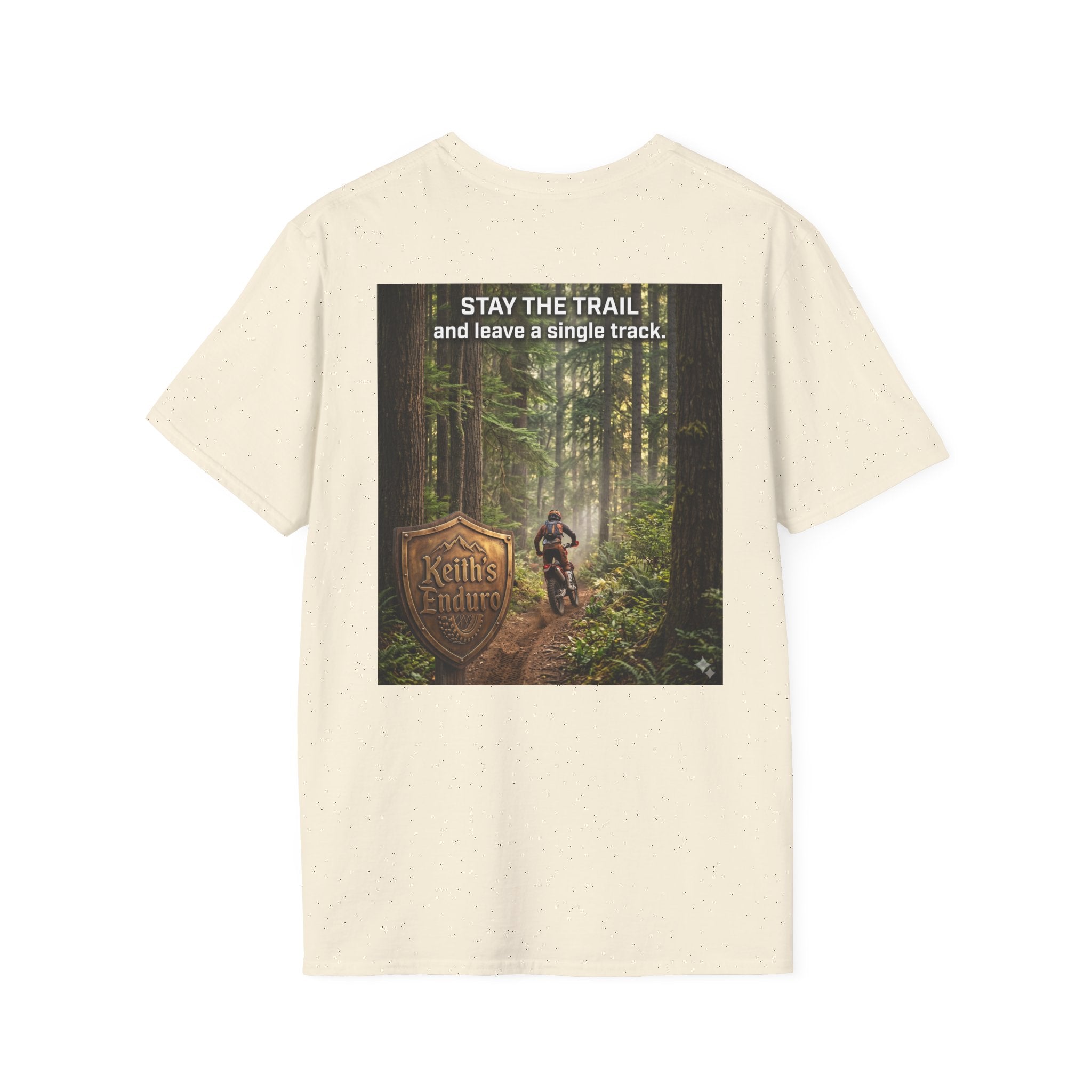 Dirt bike Tee "Stay the trail" comfort Tee