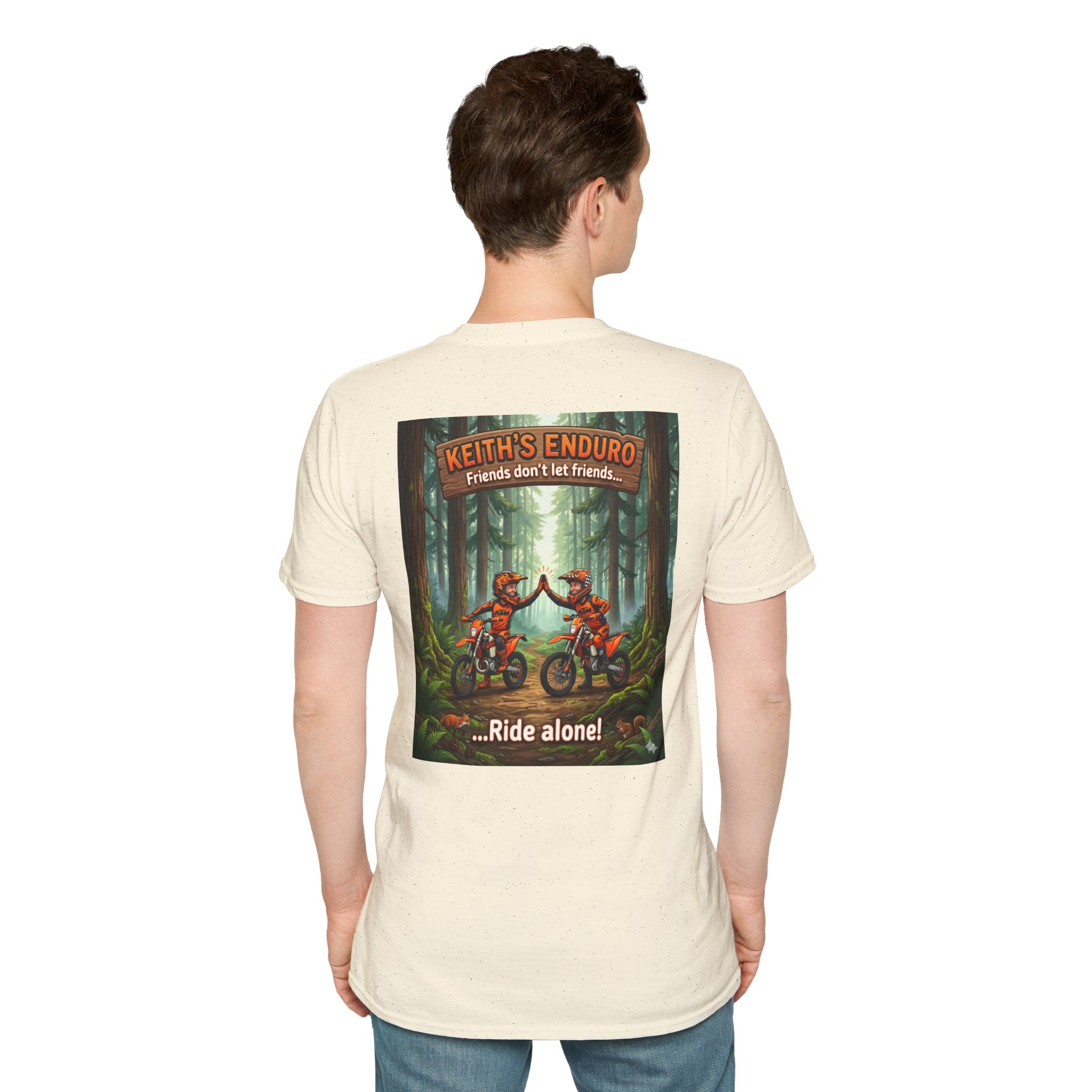 Dirt Bike T-Shirt — Cartoon "friends"  Graphic Tee