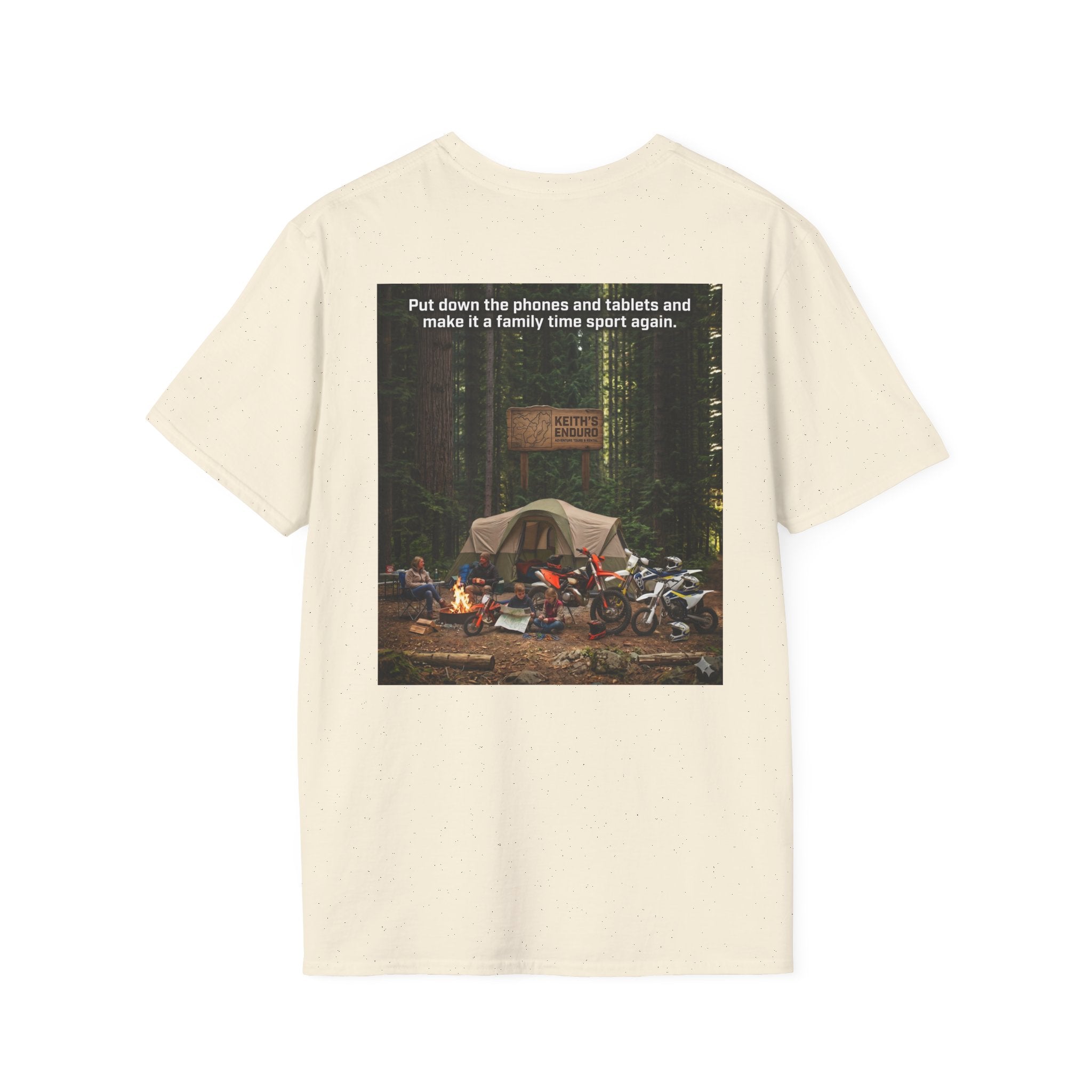 Family Dirt Bike T‑Shirt — " Family time Sport" Graphic Tee