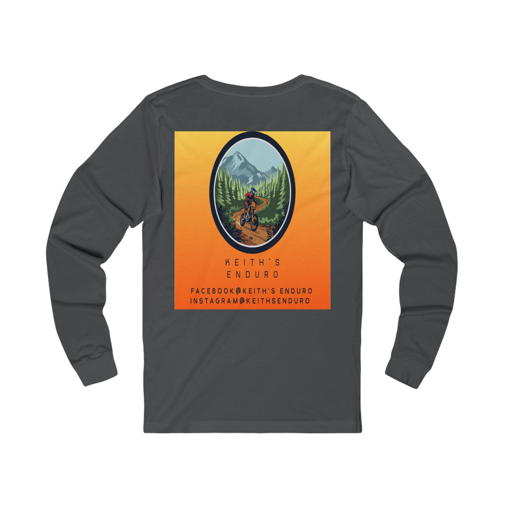 Dirt Biking Long Sleeve Tee — 'Keith's Enduro' Logo Trail Shirt