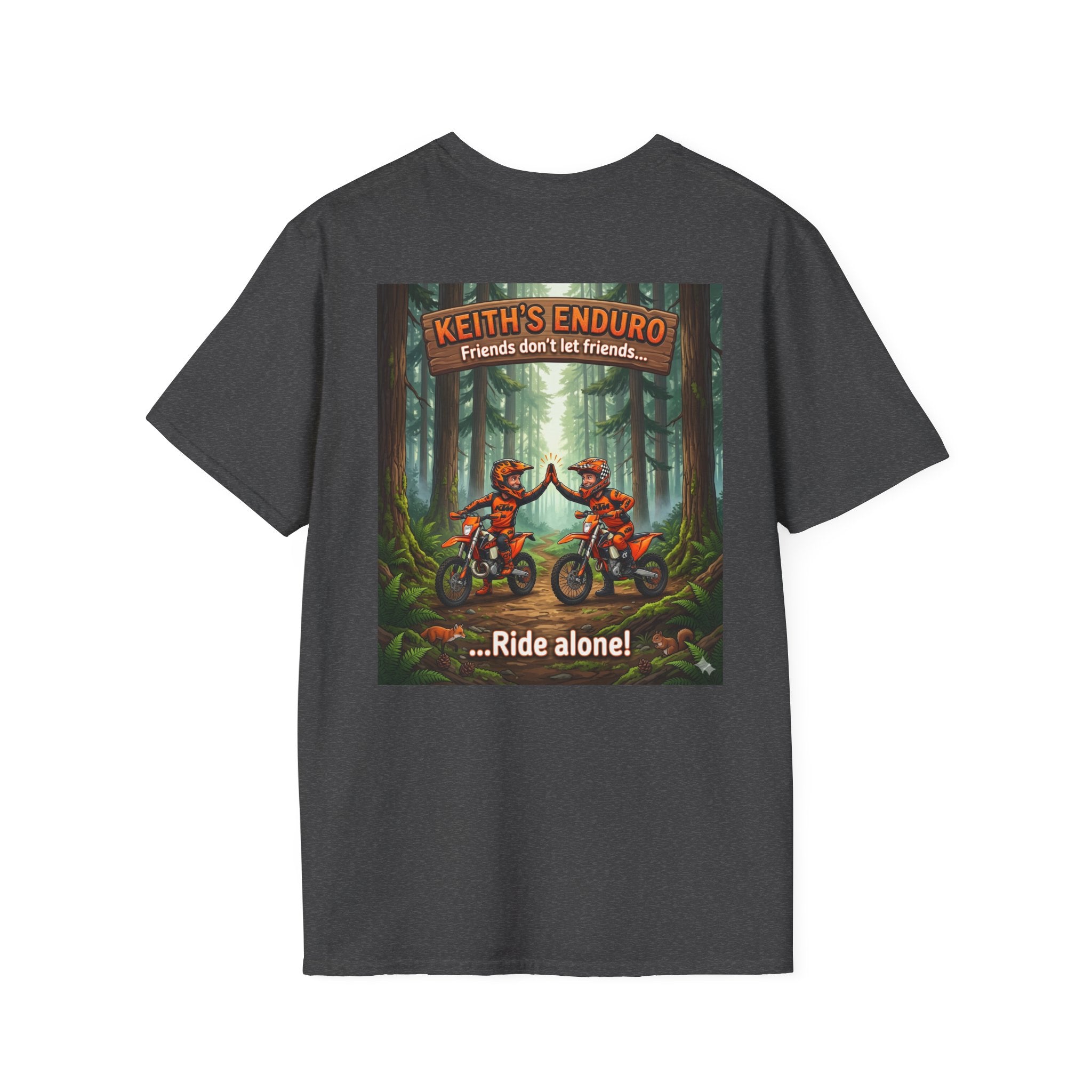 Dirt Bike T-Shirt — Cartoon "friends"  Graphic Tee