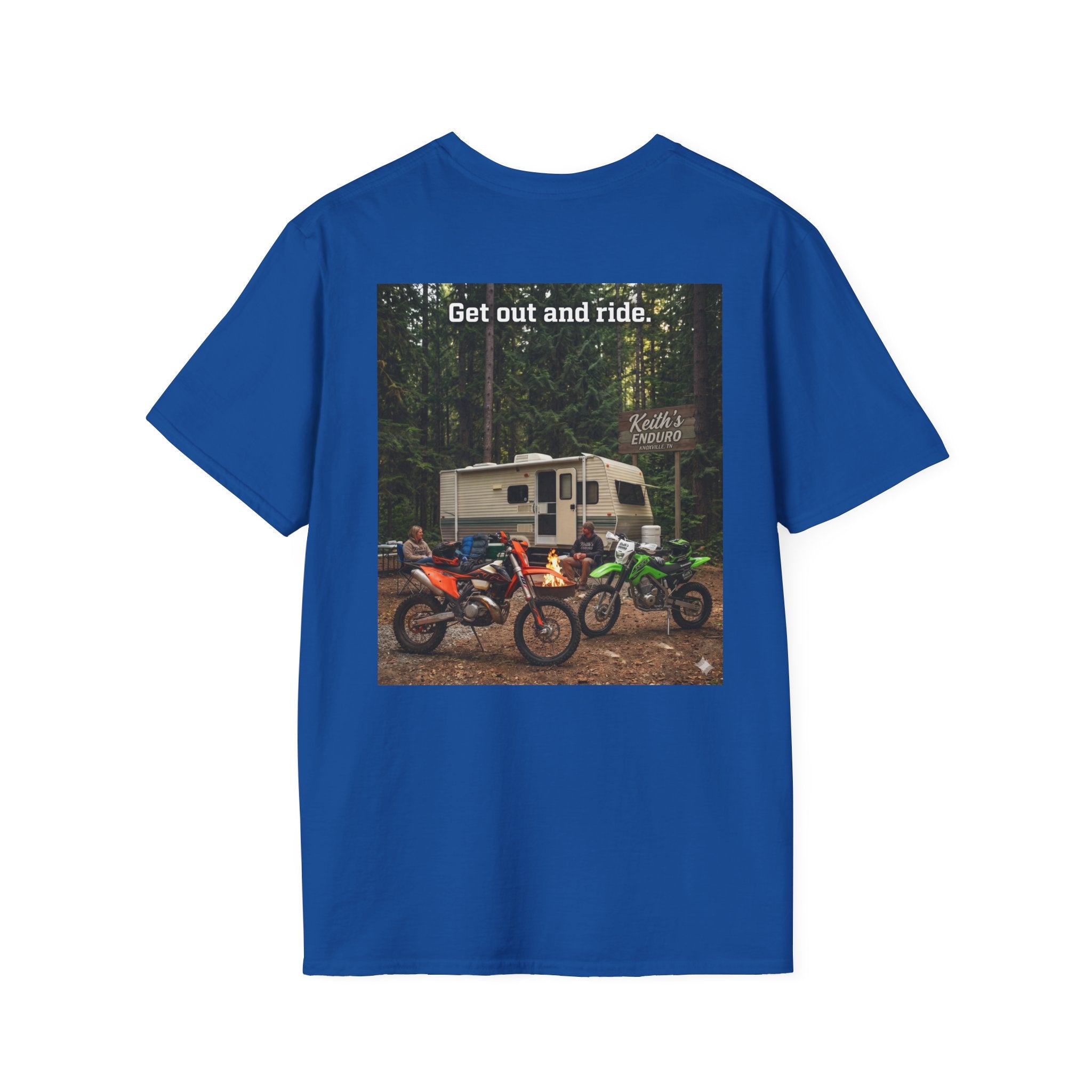Nature Patch T‑Shirt — Mountain Landscape Graphic Tee