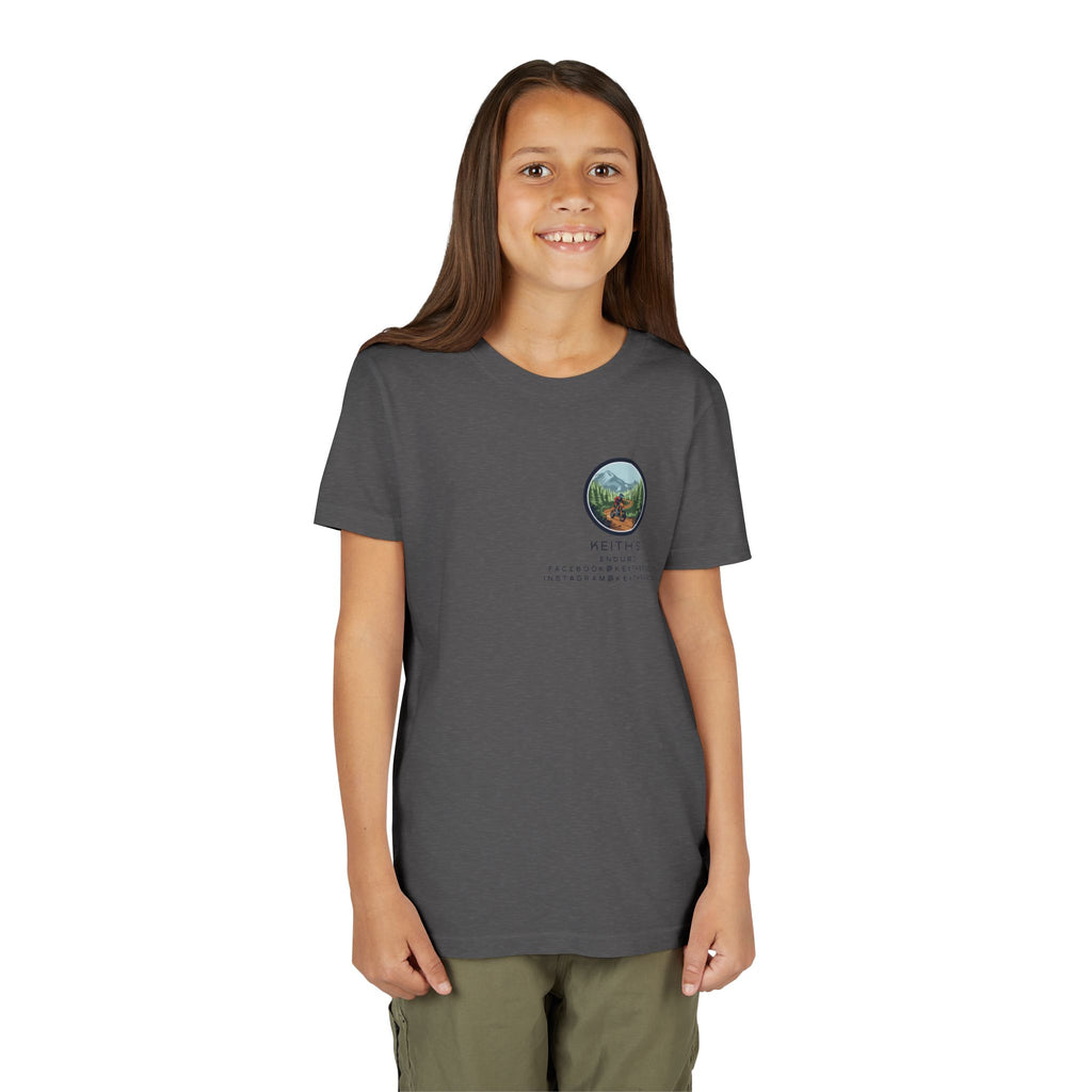 Youth Trail Dirt Biking Tee — "Learn to Ride, Love the Trail"