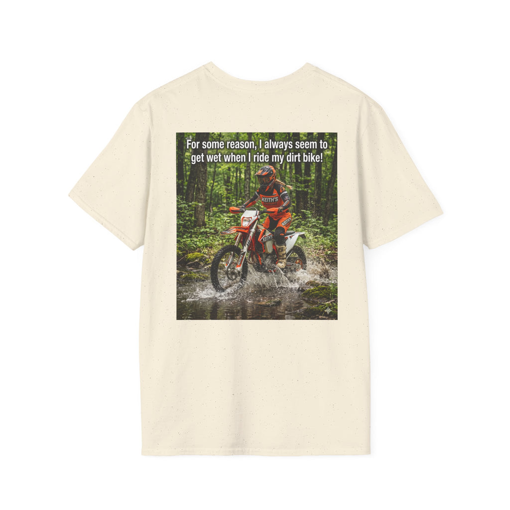 Womens T‑Shirt — "I get wet" Dirt Bike Graphic Tee