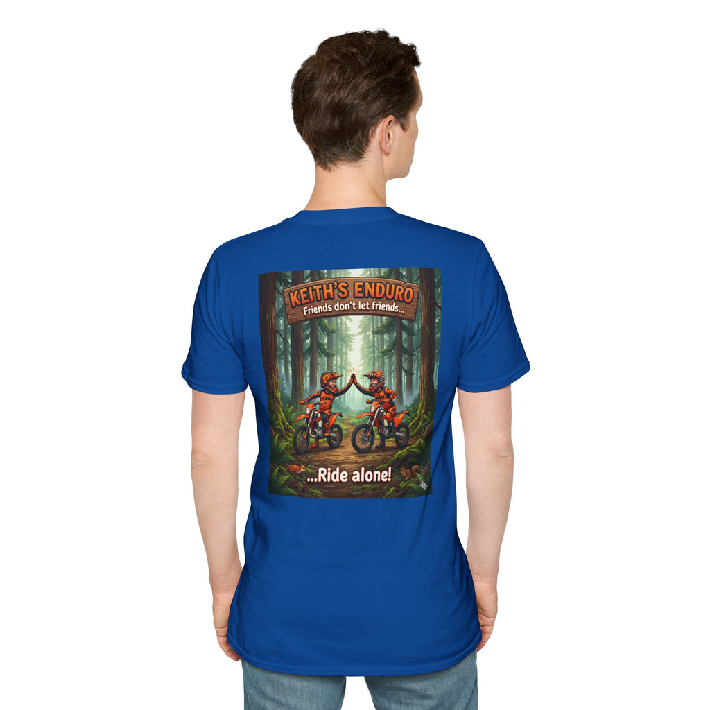 Dirt Bike T-Shirt — Cartoon "friends"  Graphic Tee