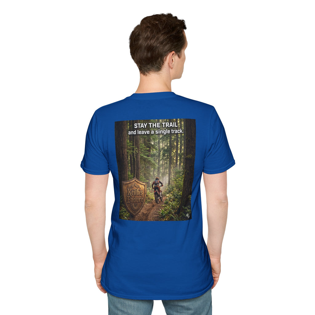 Dirt bike Tee "Stay the trail" comfort Tee