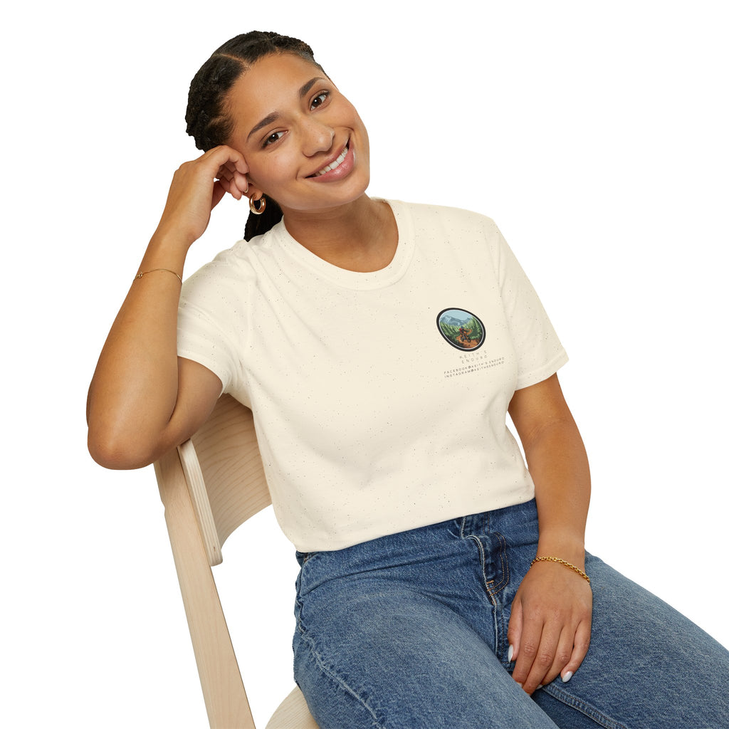 Dirt bike T-Shirt — "enjoy yourselves in a different way" Graphic tee shirt