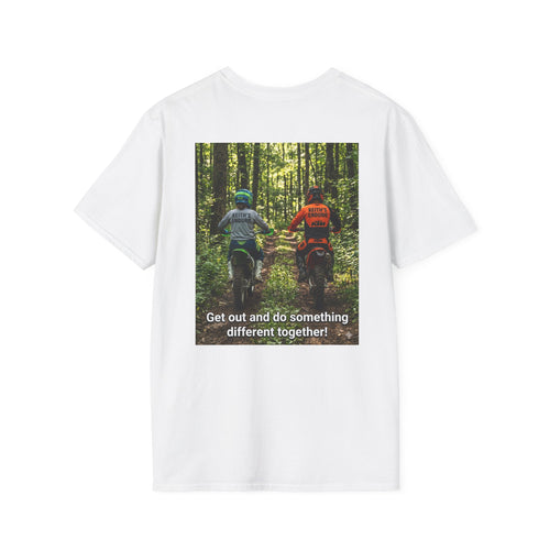 Adventure Moto Tee — "Get out and do something different together!" Trail Riding T-Shirt