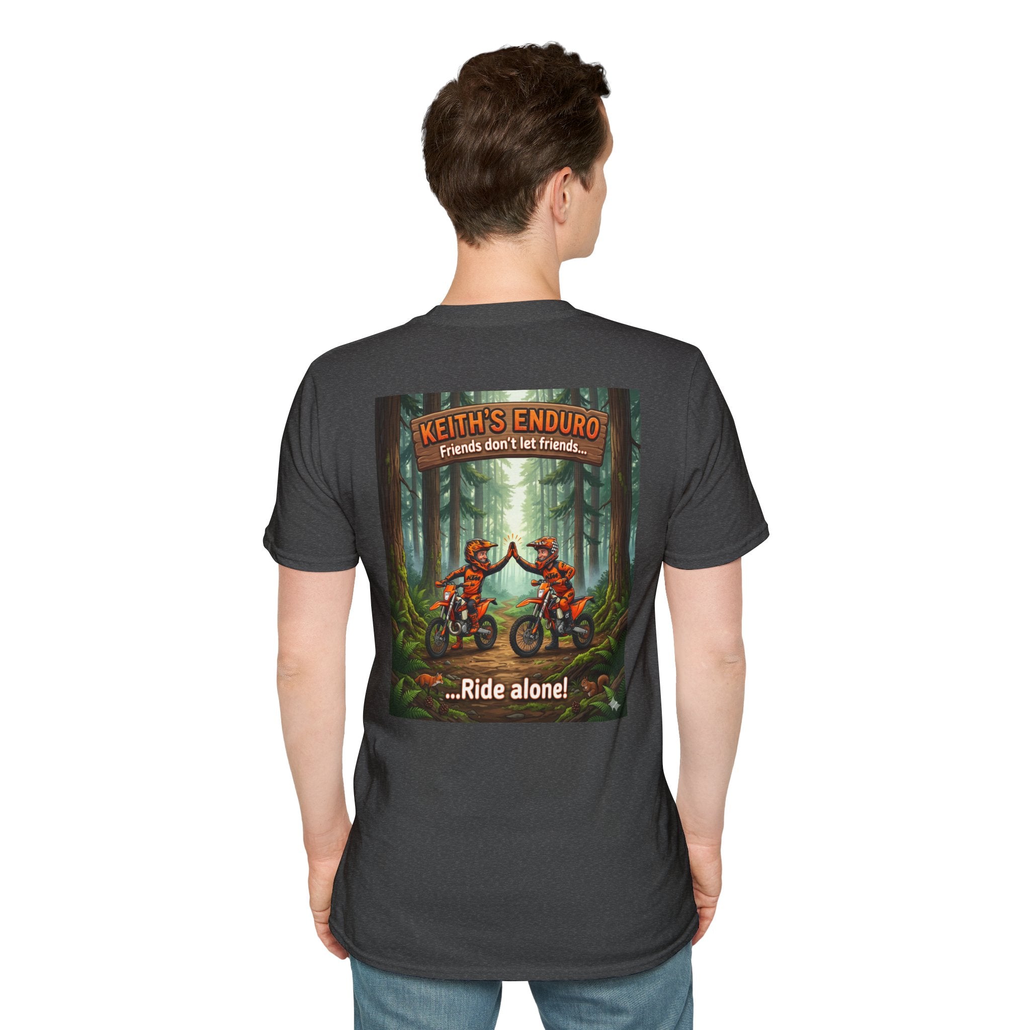 Dirt Bike T-Shirt — Cartoon "friends"  Graphic Tee