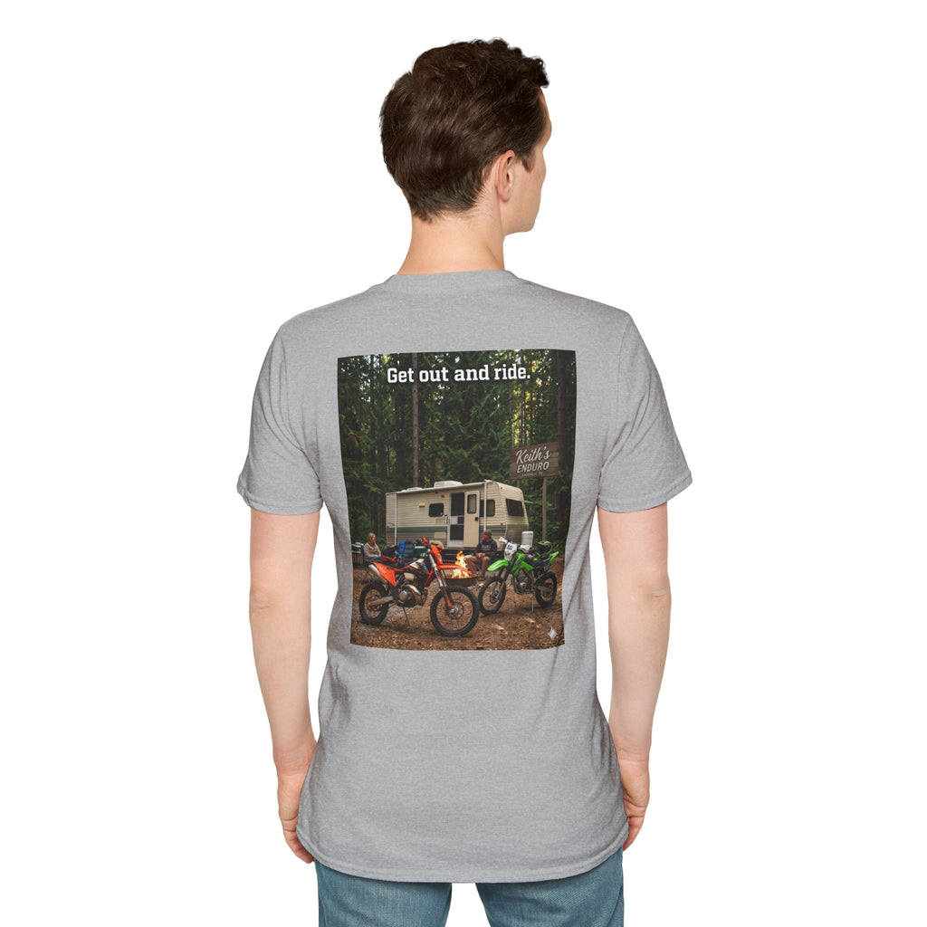 Nature Patch T‑Shirt — Mountain Landscape Graphic Tee
