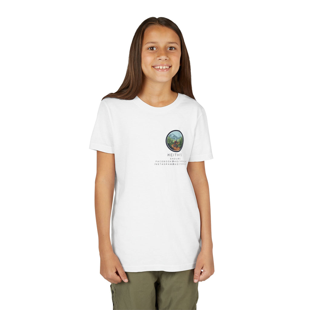 Youth Trail Dirt Biking Tee — "Learn to Ride, Love the Trail"