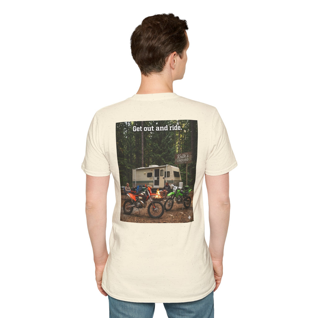 Nature Patch T‑Shirt — Mountain Landscape Graphic Tee