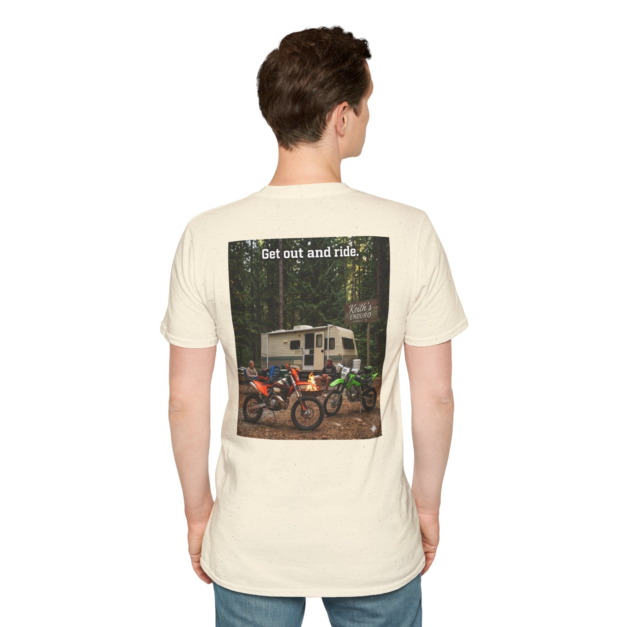 Nature Patch T‑Shirt — Mountain Landscape Graphic Tee