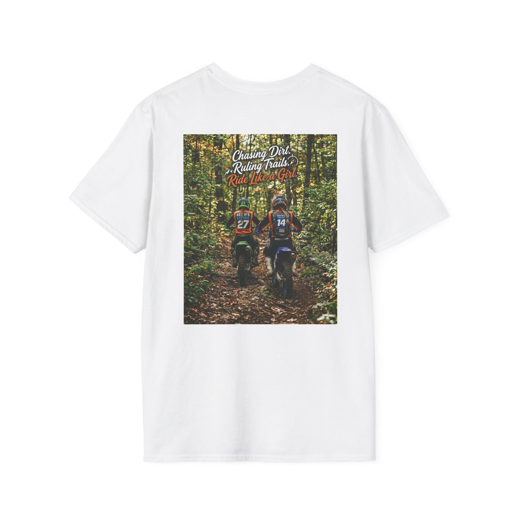 T‑Shirt — Keith's Enduro Woman Trail Riding Graphic Tee