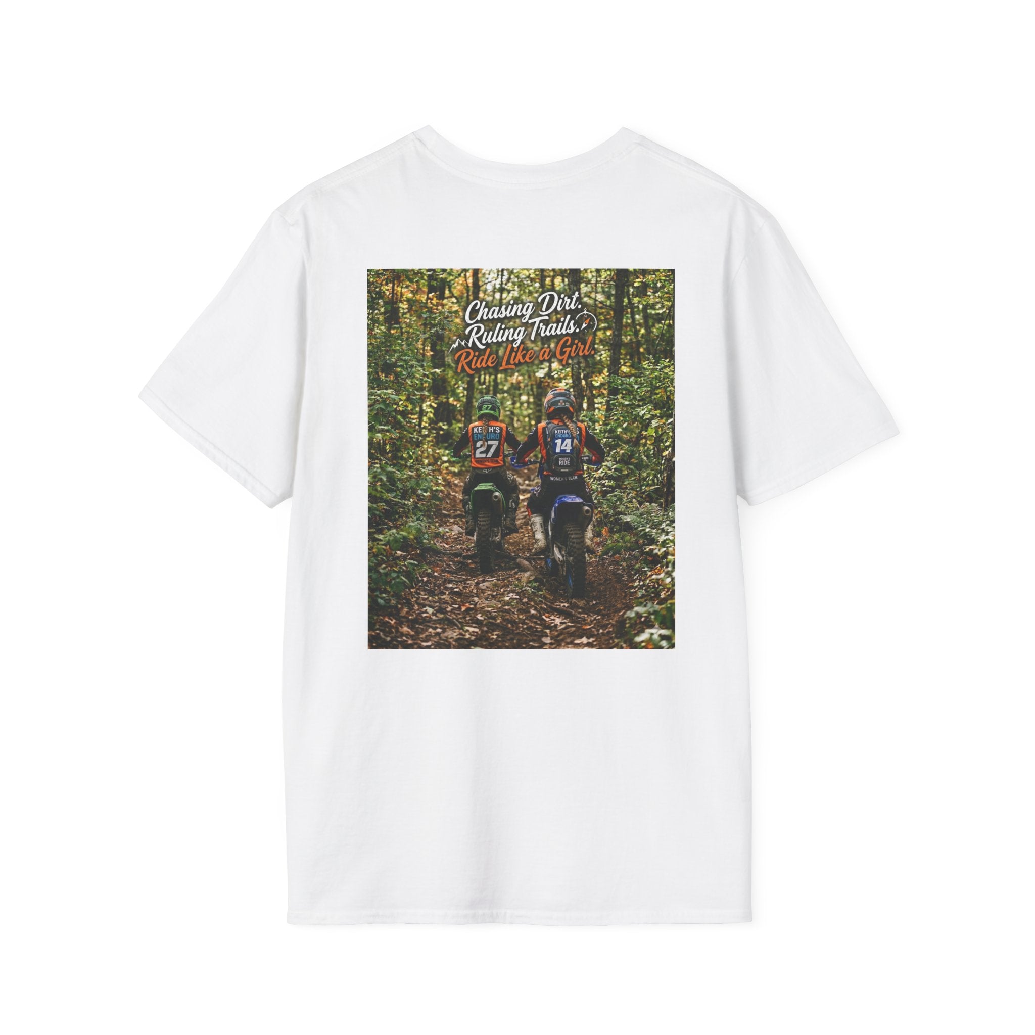 T‑Shirt — Keith's Enduro Woman Trail Riding Graphic Tee