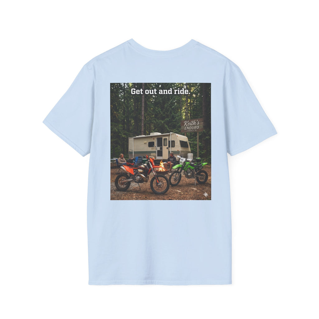 Nature Patch T‑Shirt — Mountain Landscape Graphic Tee