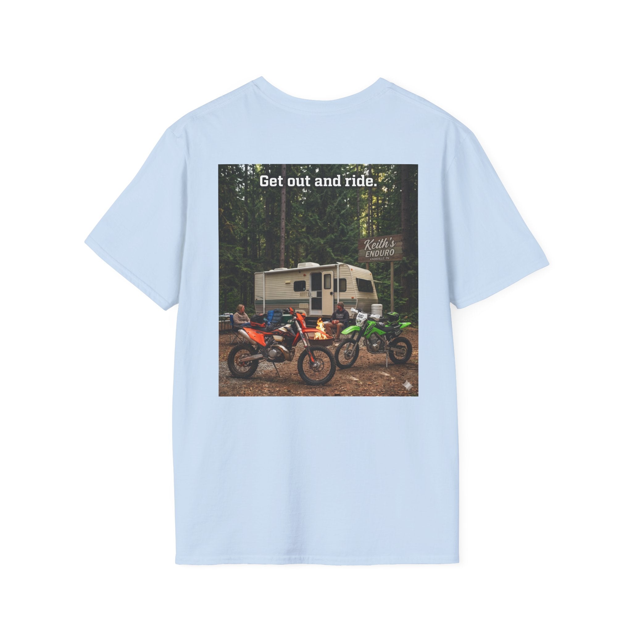 Nature Patch T‑Shirt — Mountain Landscape Graphic Tee