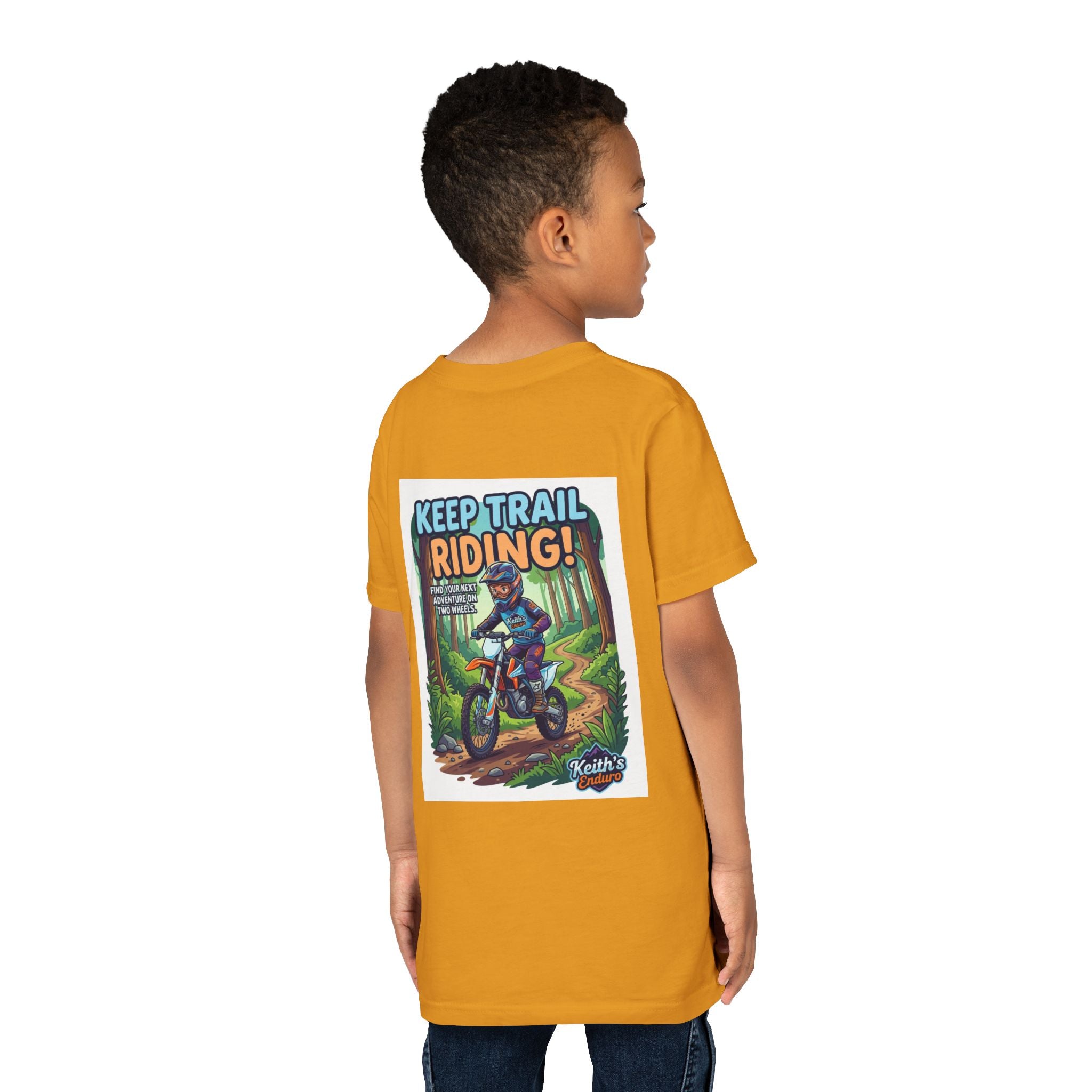 Kids Trail Riding T‑Shirt — "Keep Trail Riding!" Youth Dirt Bike Tee