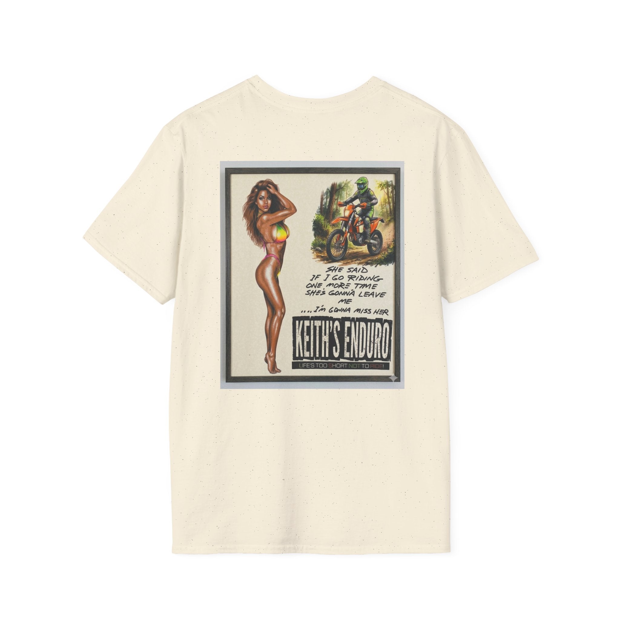 Keith's Enduro Retro Motorcycle Poster T-Shirt