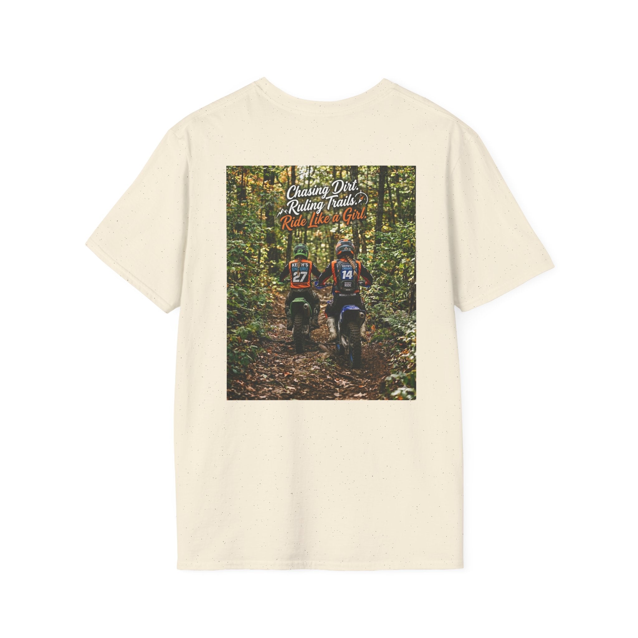 T‑Shirt — Keith's Enduro Woman Trail Riding Graphic Tee