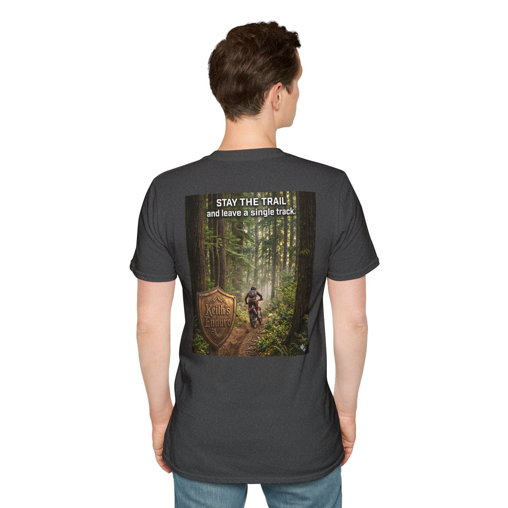 Dirt bike Tee "Stay the trail" comfort Tee