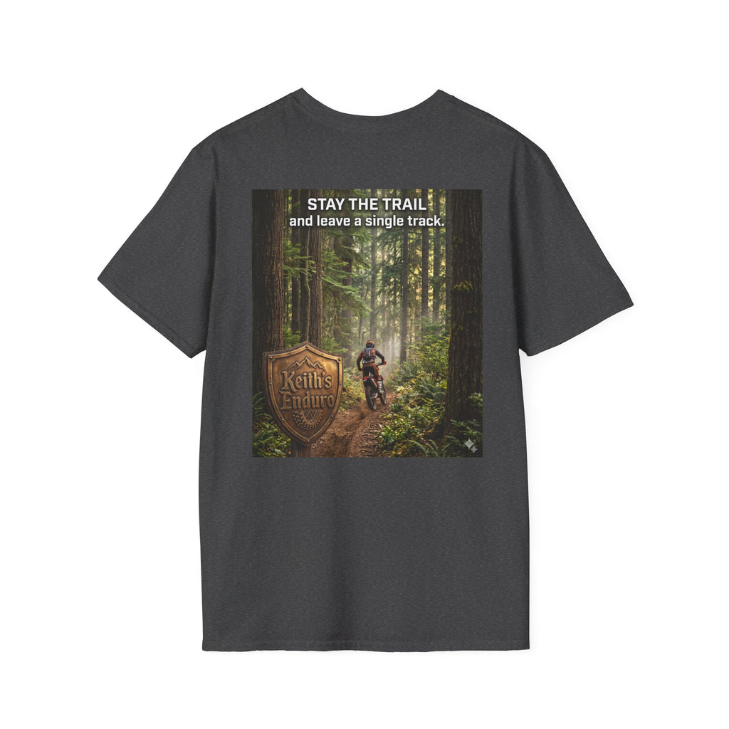 Dirt bike Tee "Stay the trail" comfort Tee