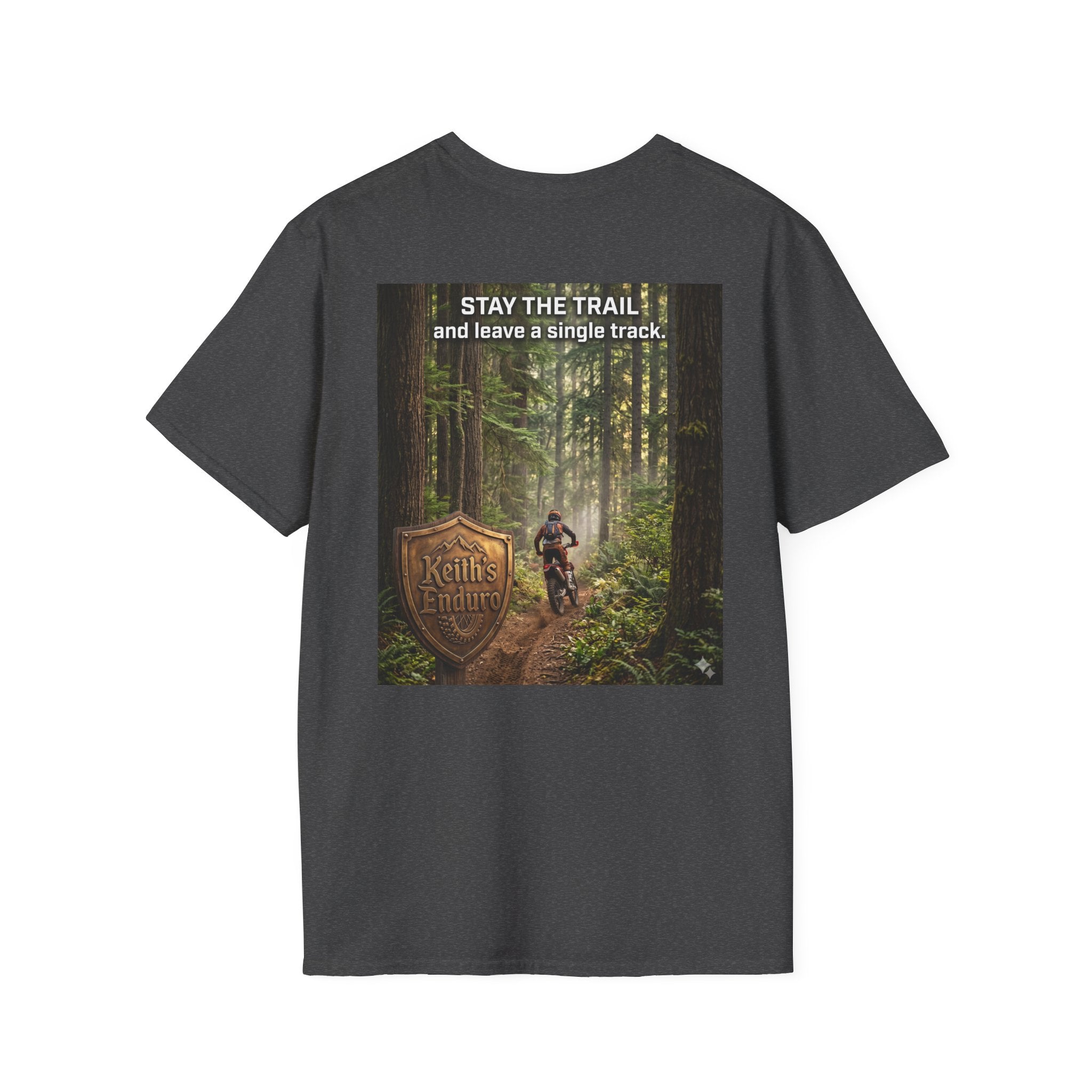 Dirt bike Tee "Stay the trail" comfort Tee