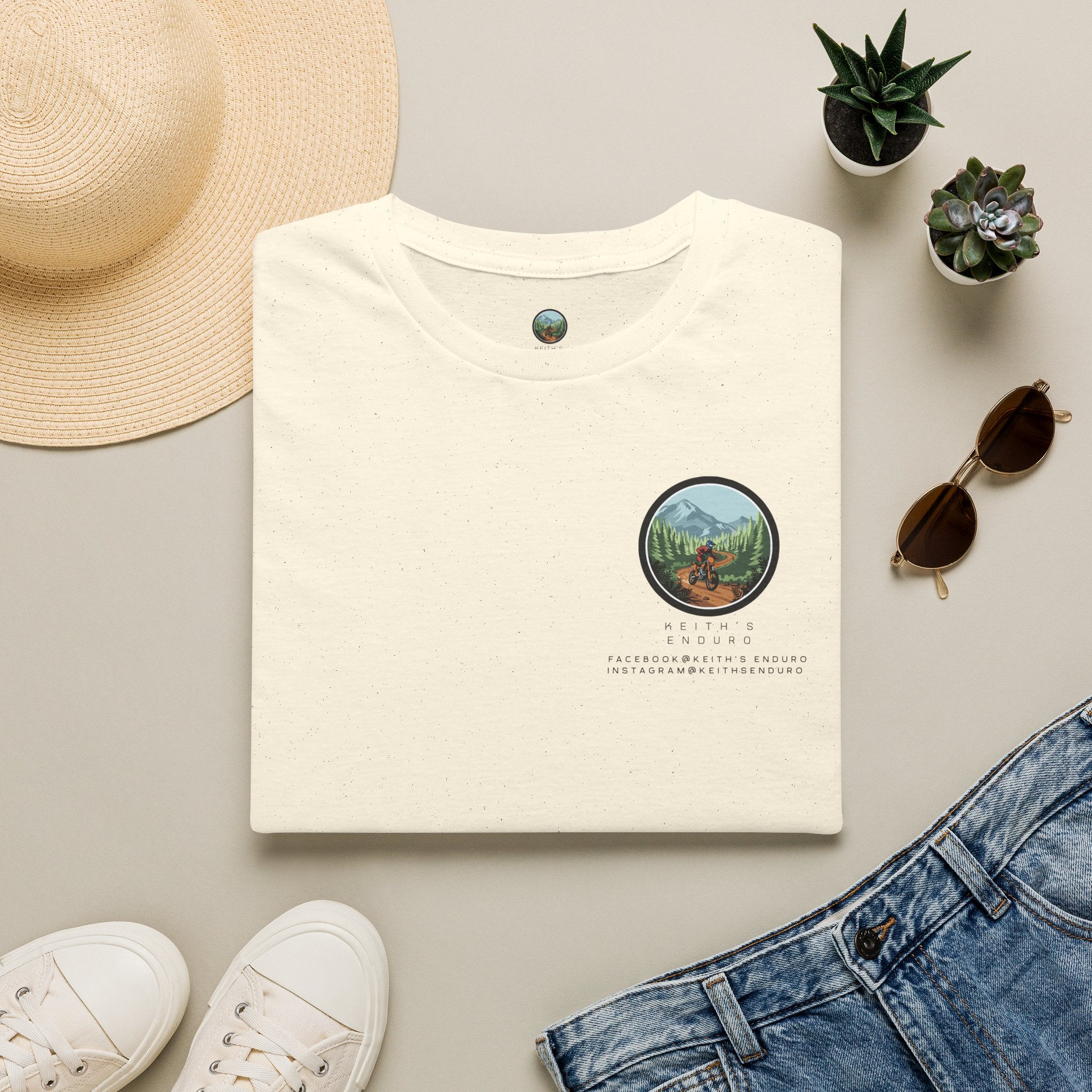 Women's Dirt Bike T-Shirt — "Dirt is a cosmetic choice #2" graphic tee