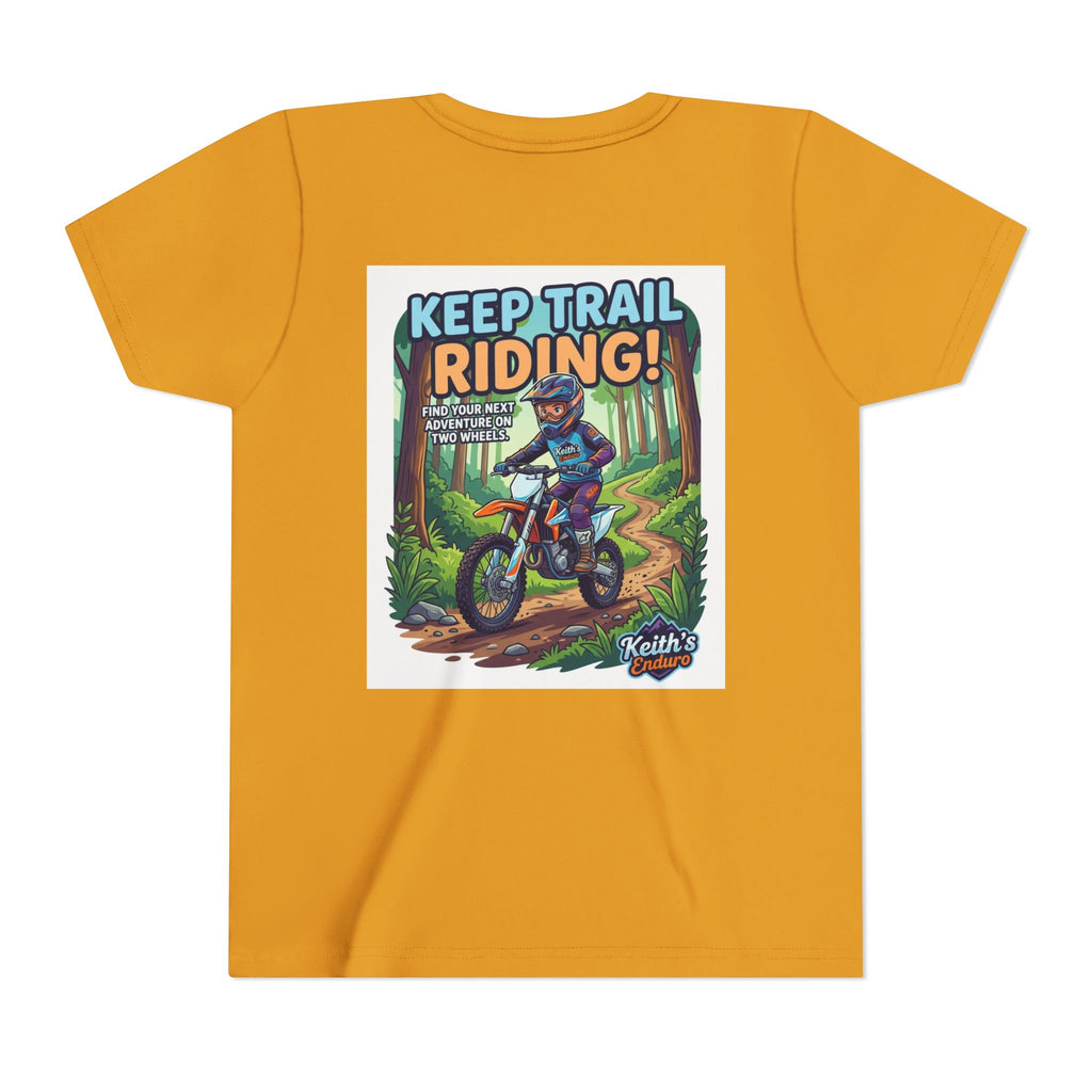 Kids Trail Riding T‑Shirt — "Keep Trail Riding!" Youth Dirt Bike Tee