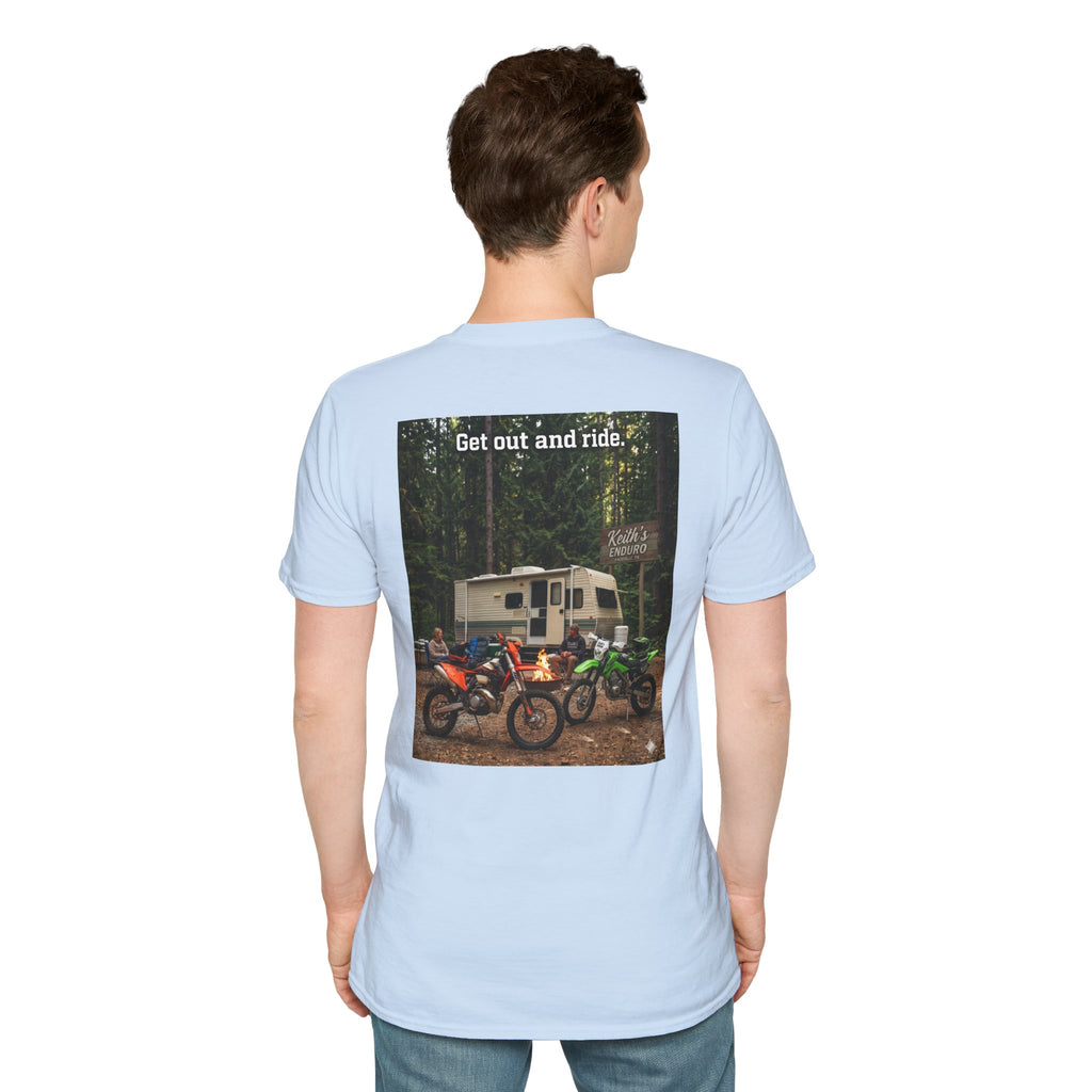 Nature Patch T‑Shirt — Mountain Landscape Graphic Tee