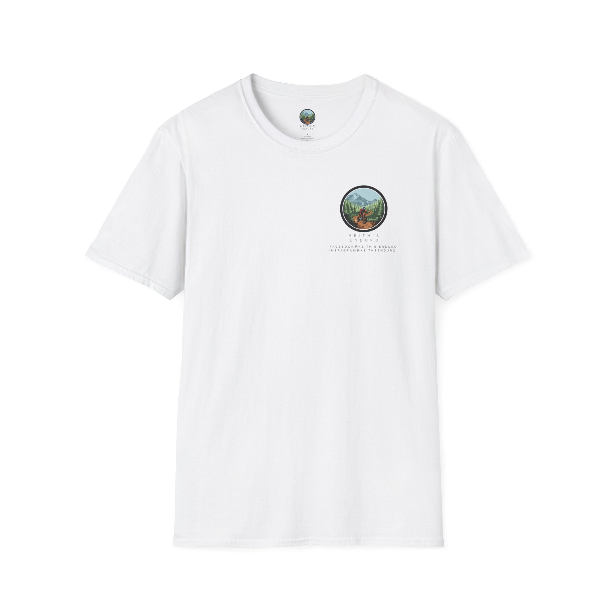 Keith's Enduro Retro Motorcycle Poster T-Shirt