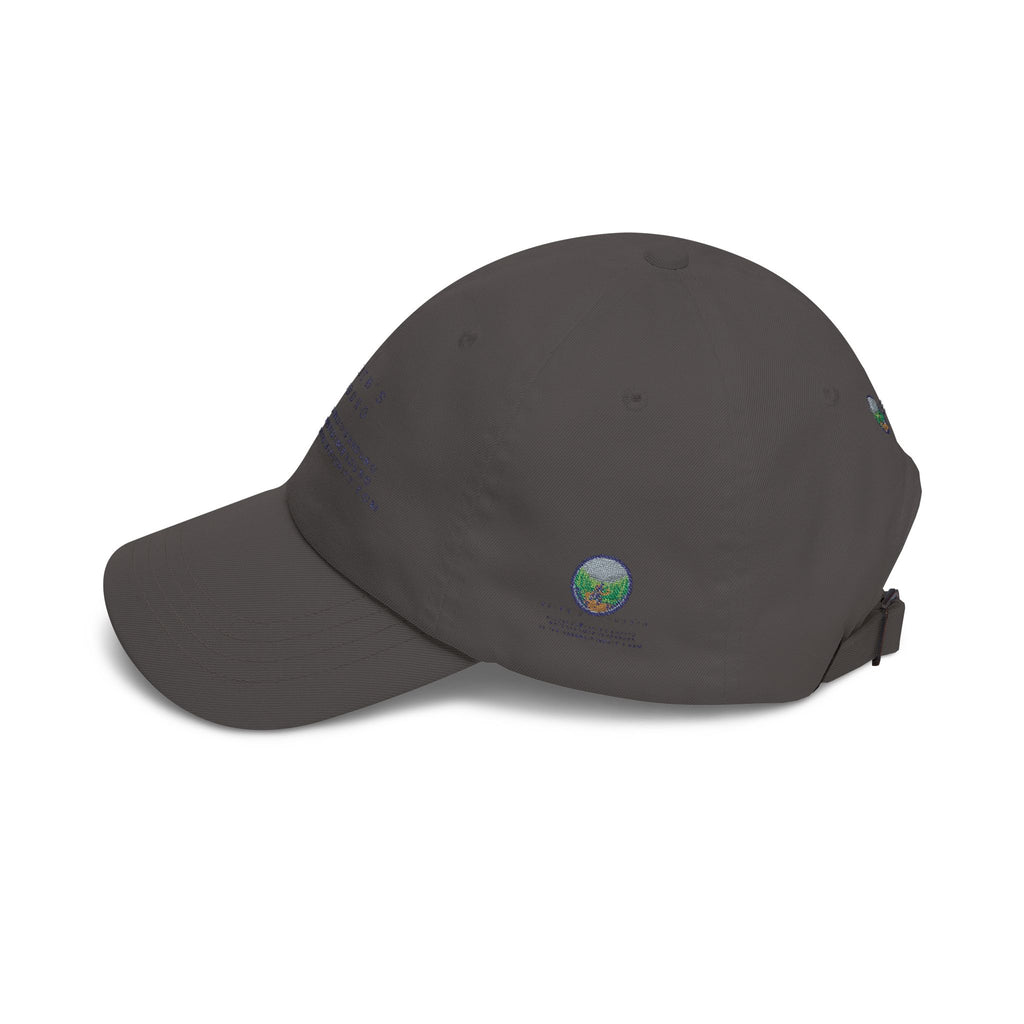 Dad Cap — Keith’s Enduro Logo Embroidered White Baseball Hat