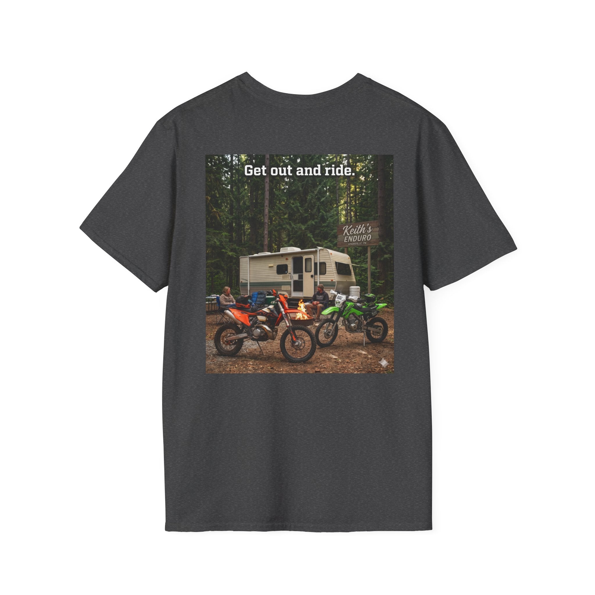 Nature Patch T‑Shirt — Mountain Landscape Graphic Tee