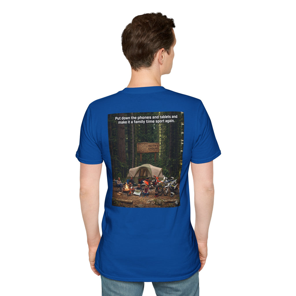 Family Dirt Bike T‑Shirt — " Family time Sport" Graphic Tee