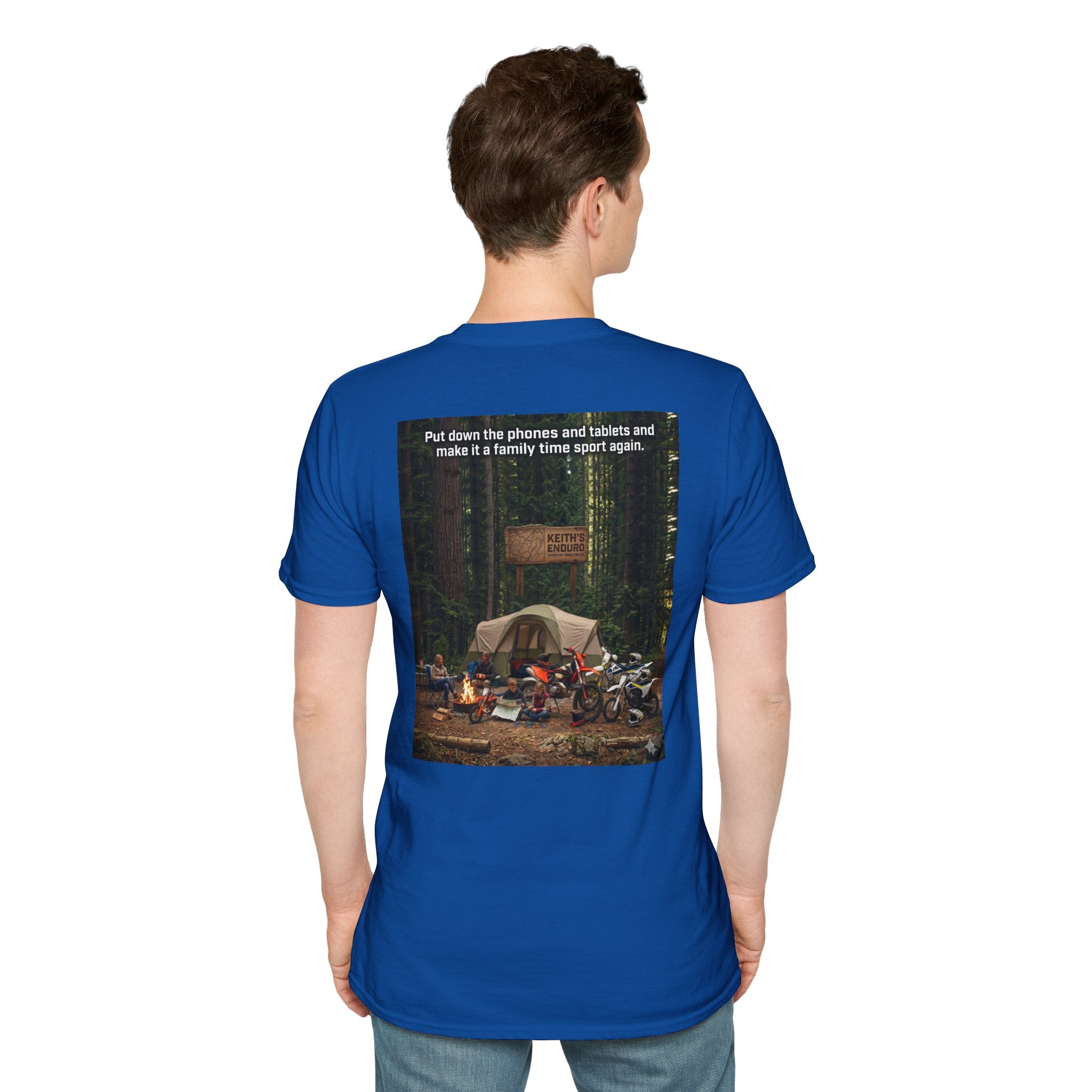 Family Dirt Bike T‑Shirt — " Family time Sport" Graphic Tee
