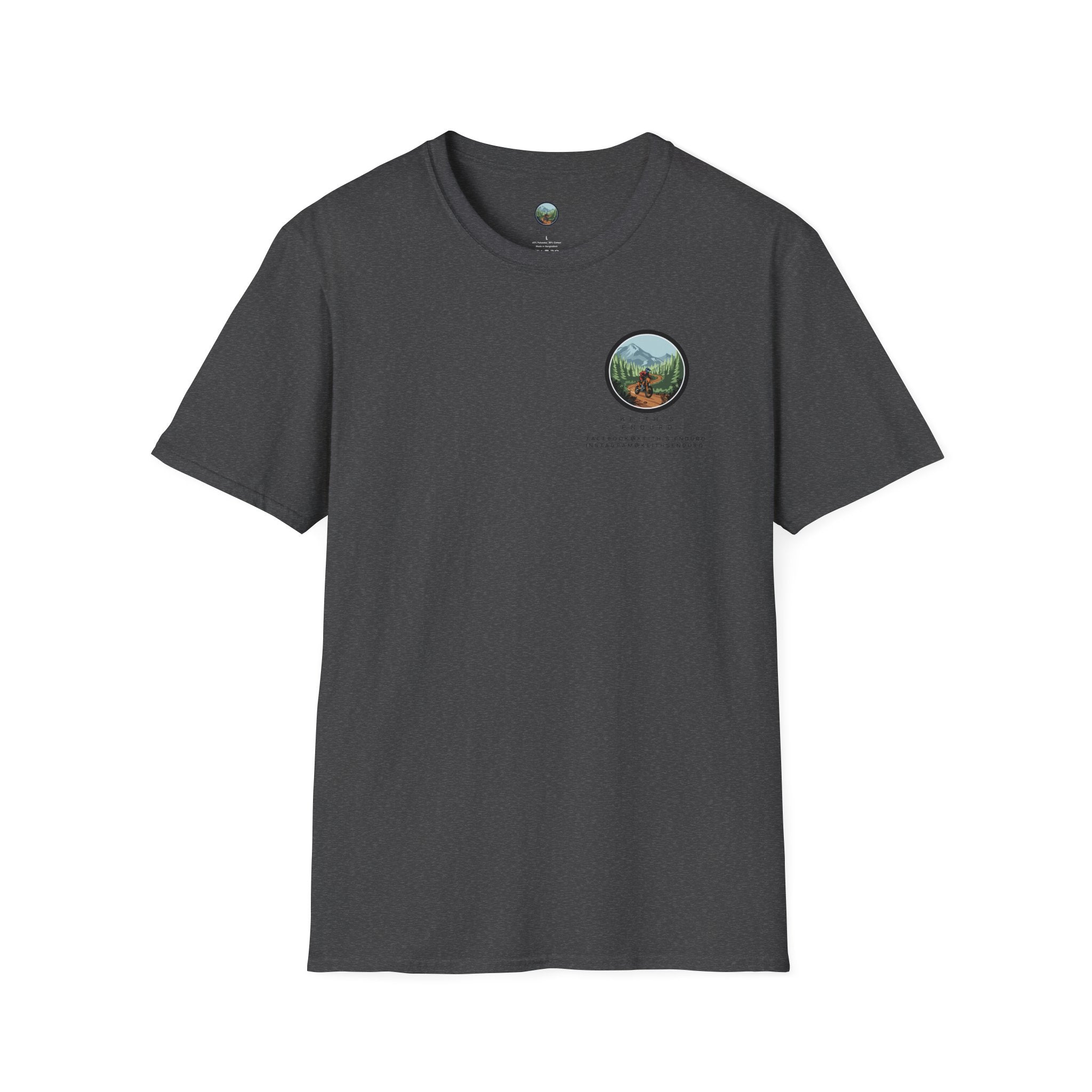 Off-Road Trail Riding T-Shirt — “Stay The Trail and Leave a Single Track” Moto Tee