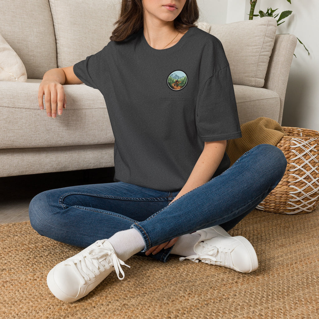 Women's T-Shirt — Trail Riding Design “Therapy on two wheels” | Casual Tee for Dirt Bike Lovers