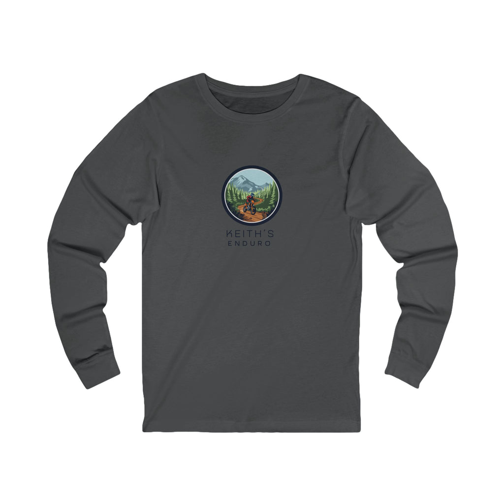 Dirt Biking Long Sleeve Tee — 'Keith's Enduro' Logo Trail Shirt