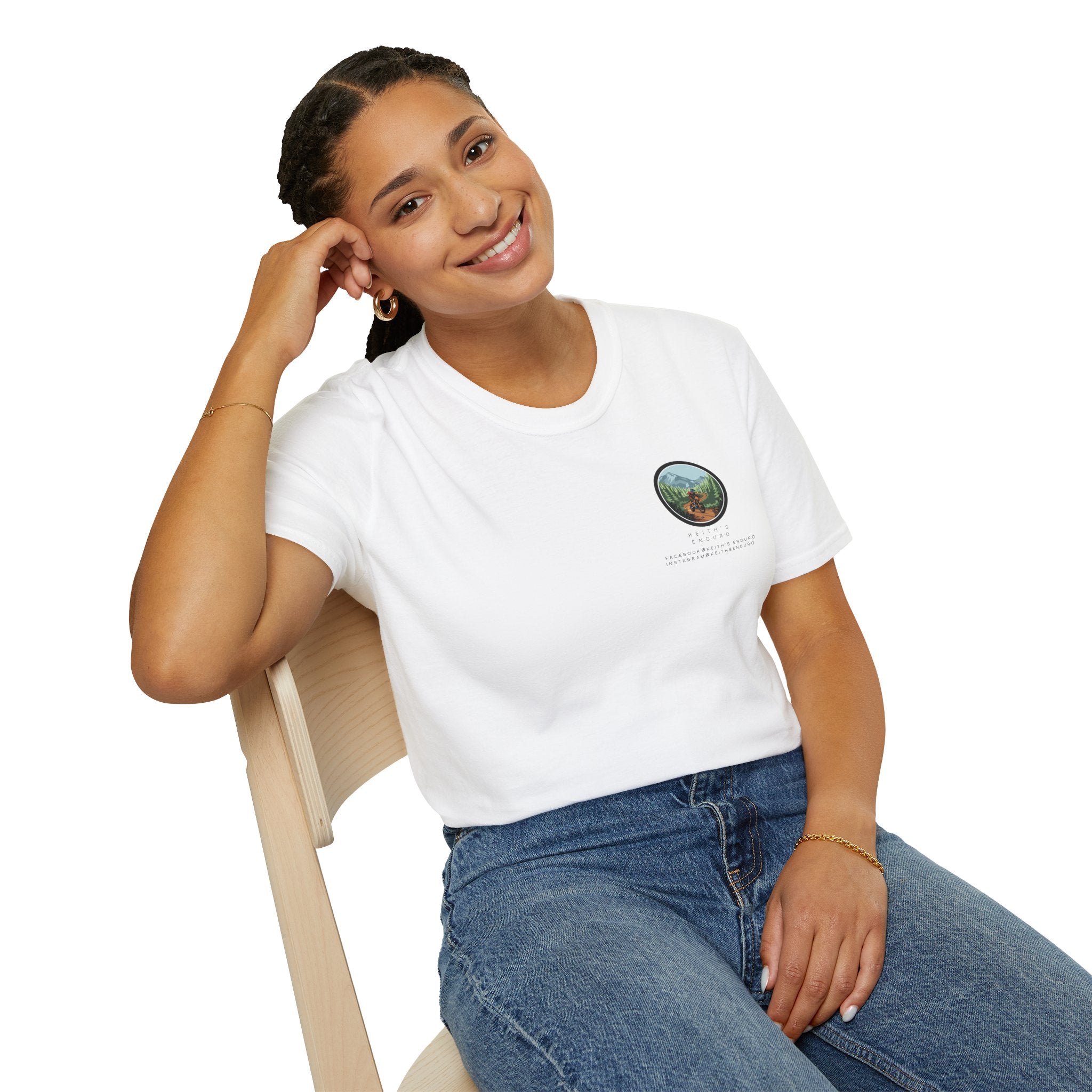 Dirt bike T-Shirt — "enjoy yourselves in a different way" Graphic tee shirt