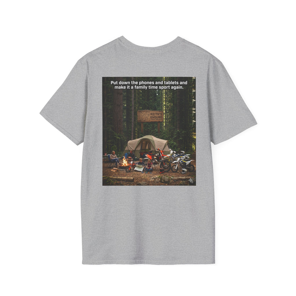 Family Dirt Bike T‑Shirt — " Family time Sport" Graphic Tee