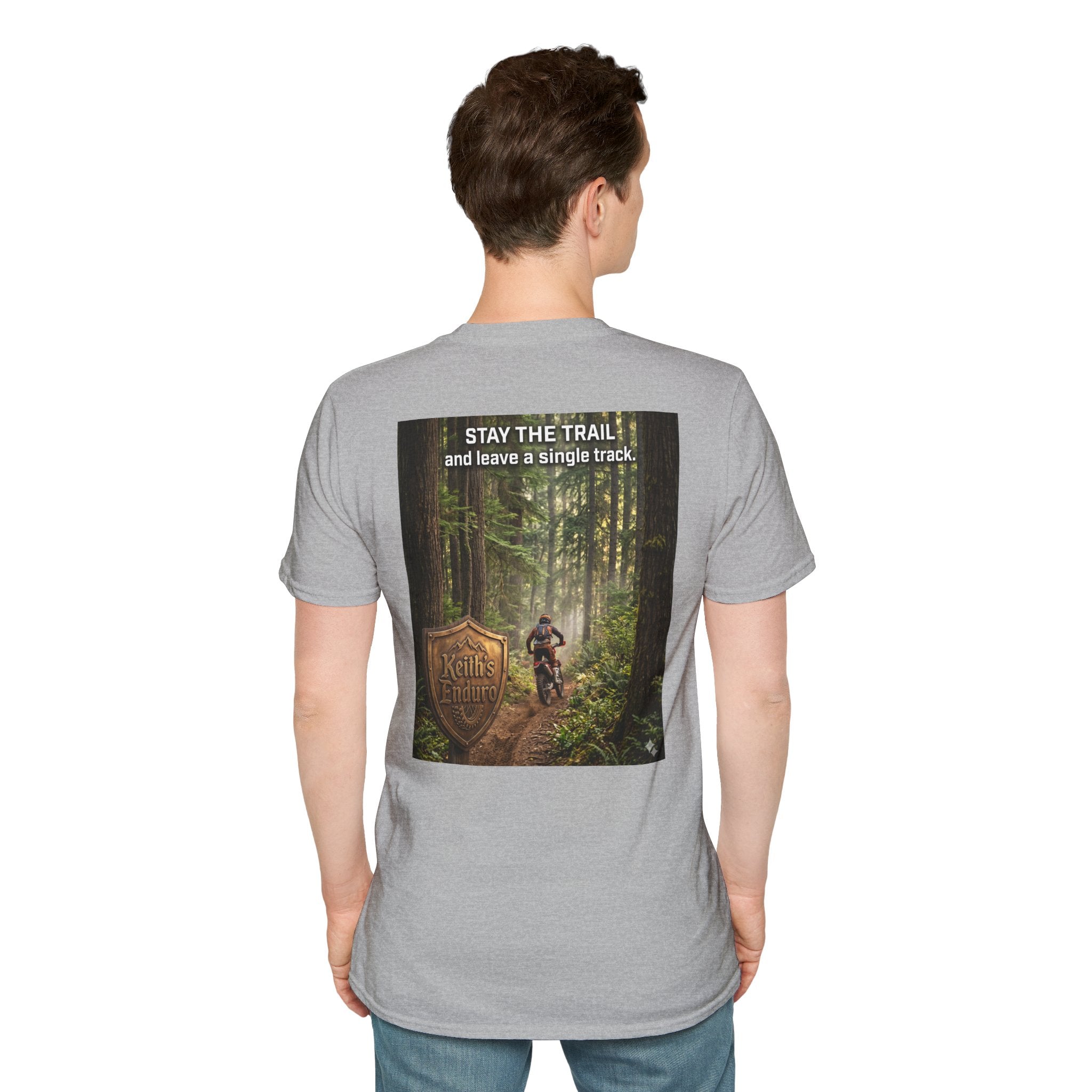 Dirt bike Tee "Stay the trail" comfort Tee