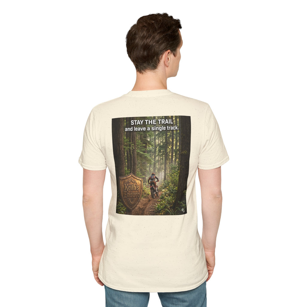 Dirt bike Tee "Stay the trail" comfort Tee