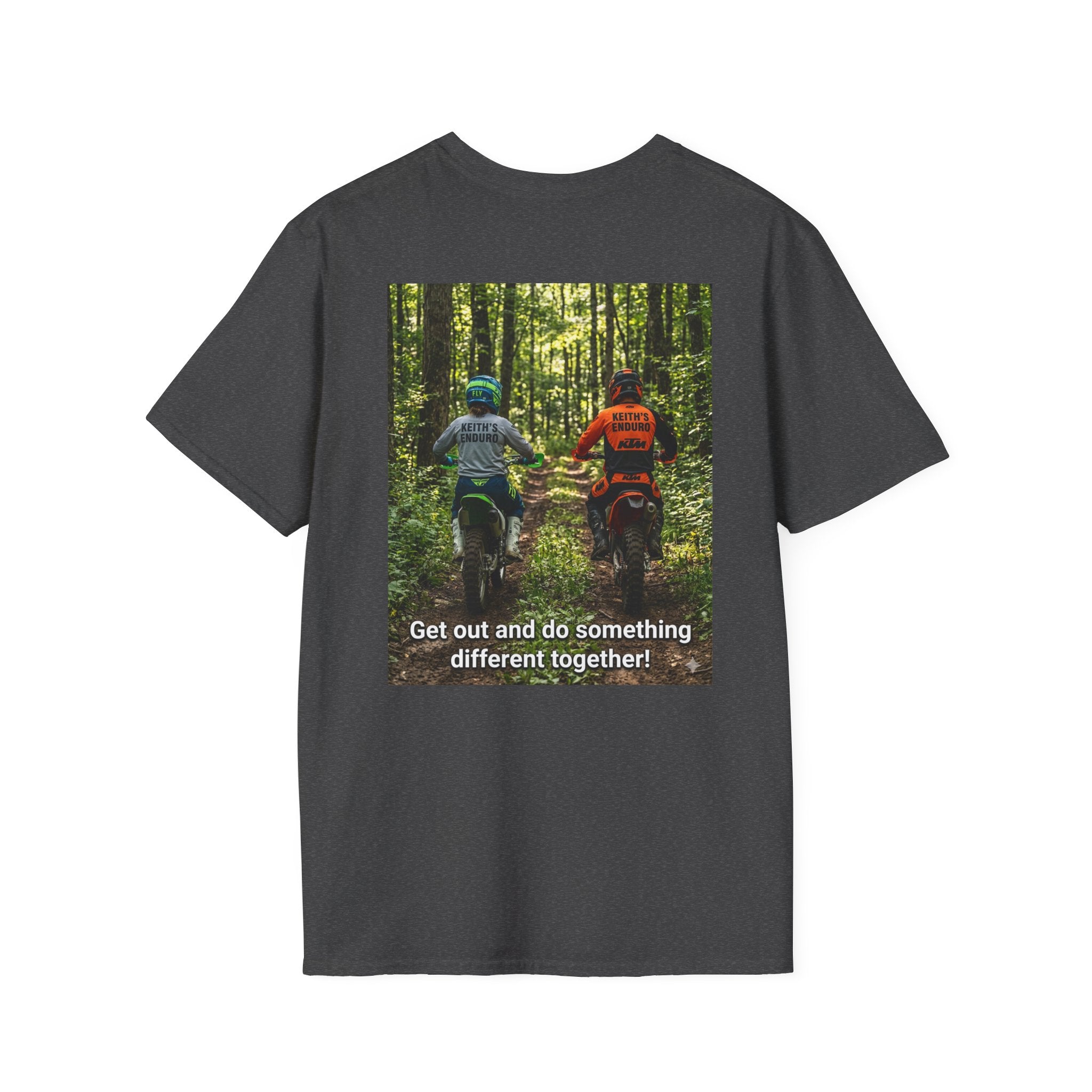 Adventure Moto Tee — "Get out and do something different together!" Trail Riding T-Shirt