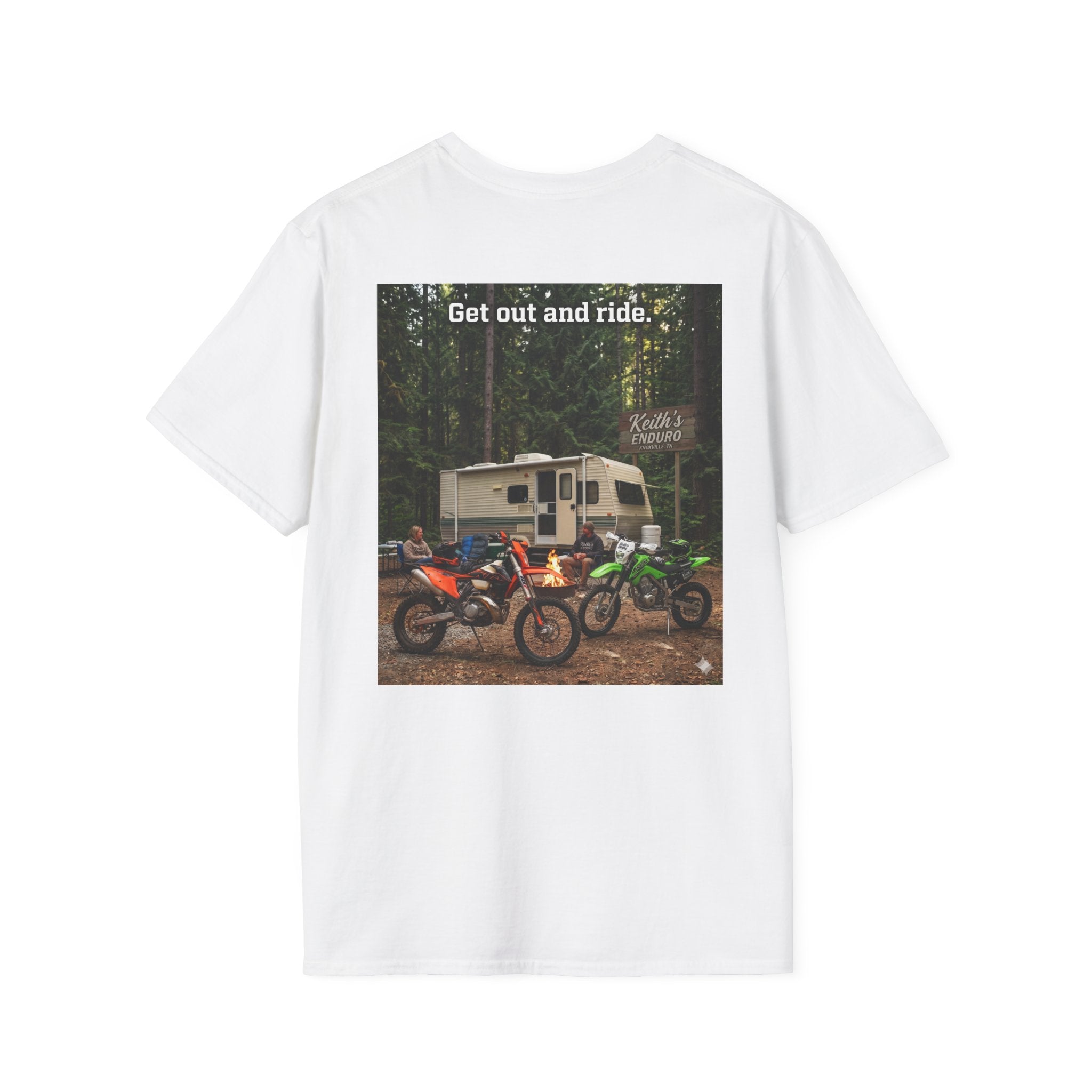 Nature Patch T‑Shirt — Mountain Landscape Graphic Tee