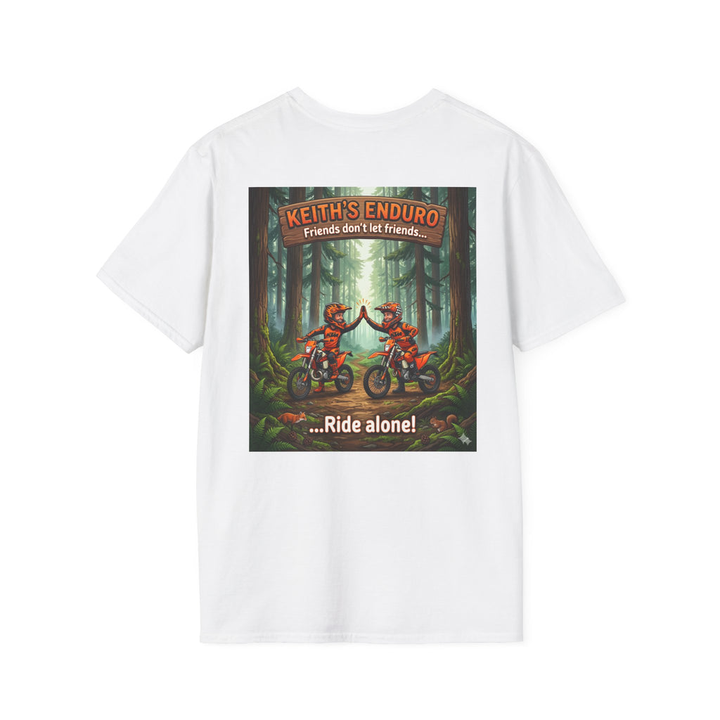 Dirt Bike T-Shirt — Cartoon "friends"  Graphic Tee
