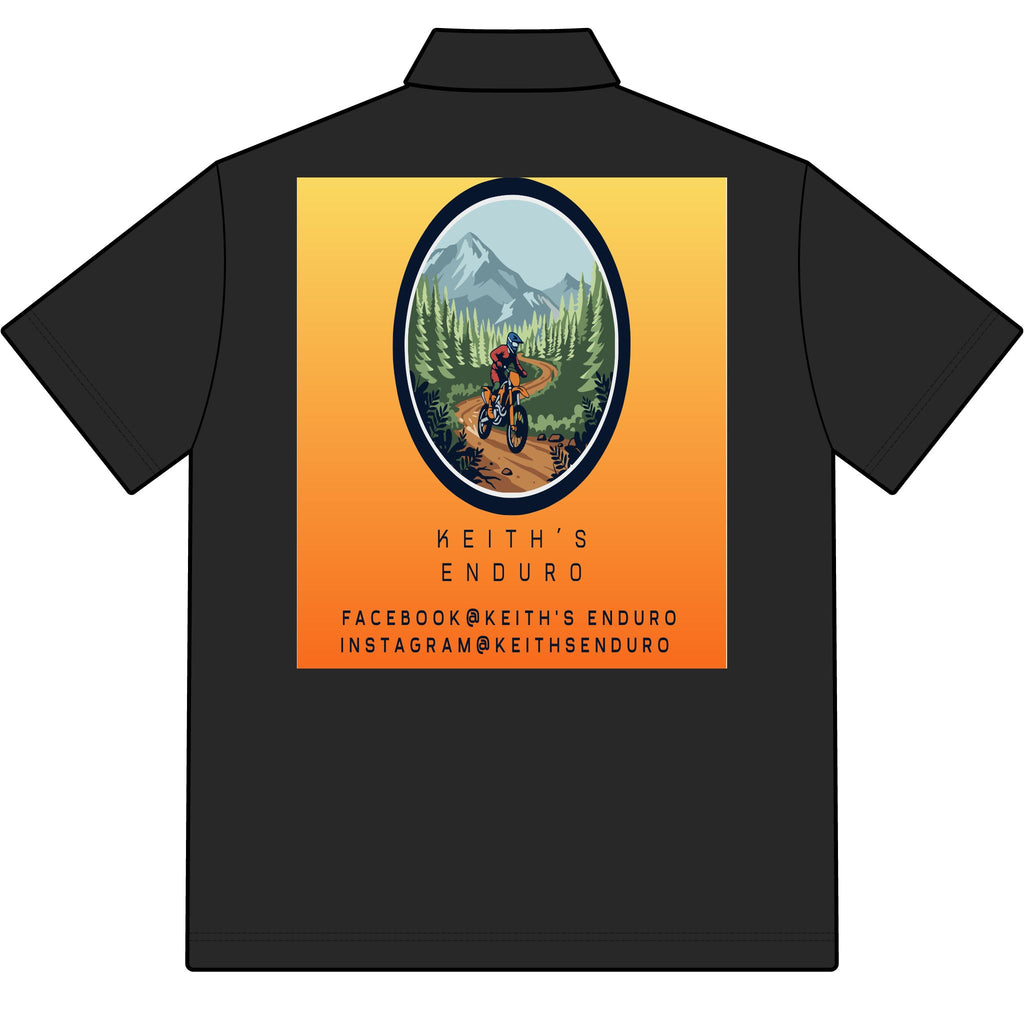 Enduro Dirt Bike Polo — Keith's Enduro Logo Performance Shirt